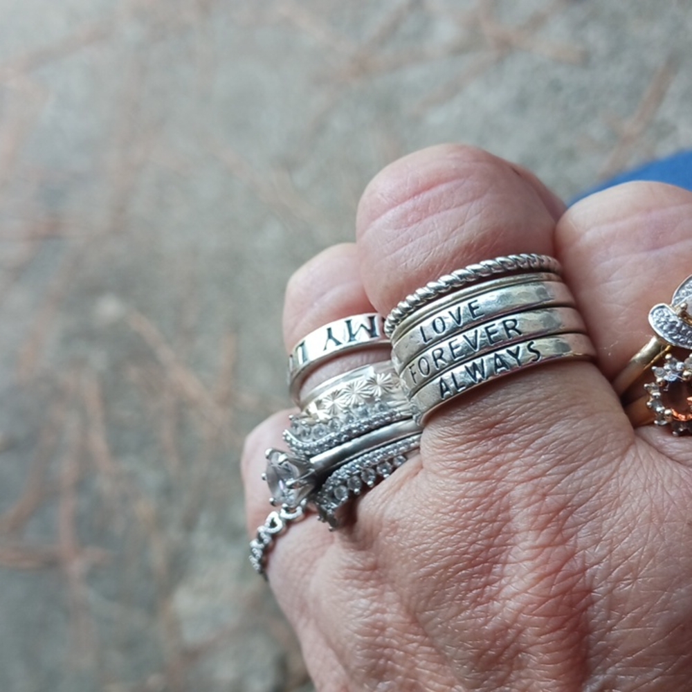 James Avery  ring set